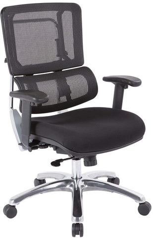 Office Star Pro-Line II™ Vertical Black Mesh Back Chair [99662C-30] Office Star Executive Chair 99662C-30