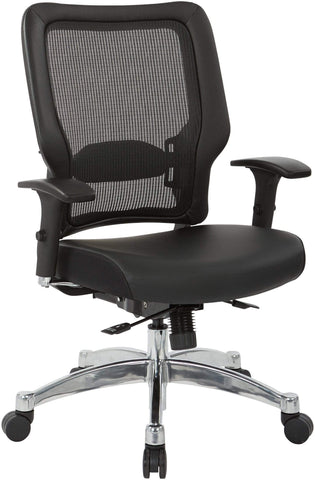 Office Star Space Seating® Black Vertical Mesh Back Chair [63-E3T17C63C] Office Star Desk Chairs 63-E3T17C63C