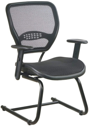 Office Star Space Seating® Deluxe Visitors Chair AirGrid® Seat and Back [5565] Office Star Guest Chair 5565