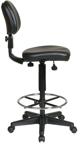 Office Star Work Smart Economical Vinyl Drafting Stool [DC517V] Office Star Drafting Chair