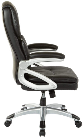 Office Star Work Smart™ High Back Leather Executive Manager's Chair [ECH91236-EC3] Office Star Desk Chairs ECH91236-EC3