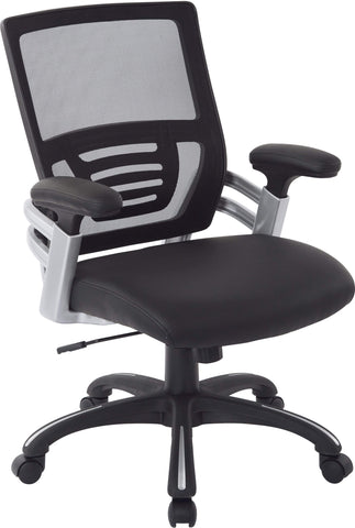 Office Star Work Smart™ Mesh Back Manager’s Chair [EMH69176] Office Star Black Mesh Seat Office Chair EMH69176-U6