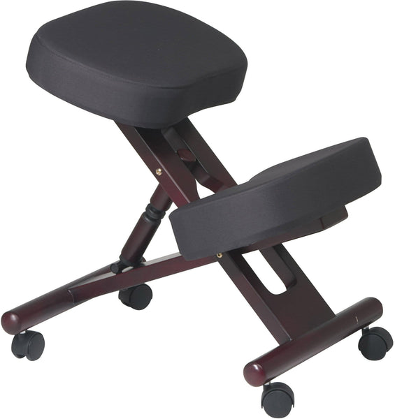 Office Star Work Smart Wood Finish Kneeling Chair [KCW778] Office Star Mahogany -773 Task Chair KCW773