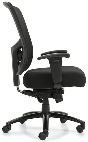 Offices To Go Mesh Back Heavy Duty 24 Hour Chair [OTG10703B] Offices To Go Mesh Chair