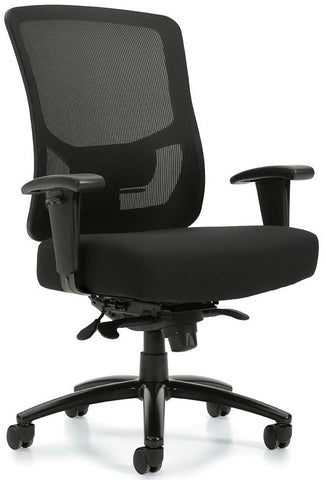 Offices To Go Mesh Back Heavy Duty 24 Hour Chair [OTG10703B] Offices To Go Mesh Chair