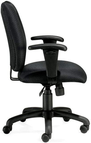Offices To Go&trade; Task Chair with Arms [OTG11612B] Offices To Go Home Office Chair OTG11612B