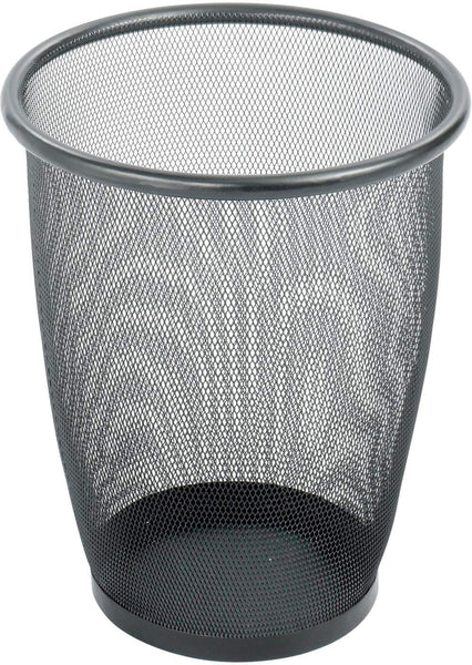 Onyx™ Mesh Trash Can Round Black Set of 3 [9717BL] Safco Waste Receptacle 9717BL