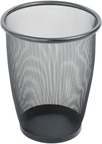 Onyx™ Mesh Trash Can Round Black Set of 3 [9717BL] Safco Waste Receptacle 9717BL