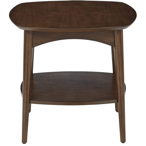 OSP Designs Copenhagen Accent Table in Walnut [CPH17-WA] Office Star Accent Table CPH17-WA