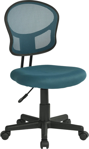 OSP Designs Fun Colors Pneumatic Mesh Task Chair [EM39800] Office Star Blue -7 Mesh Chair EM39800-7