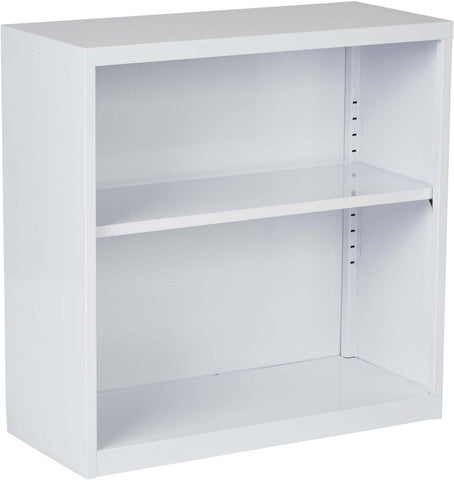 OSP Designs Metal Bookcase in White [HPBC11] Office Star Bookcase HPBC11