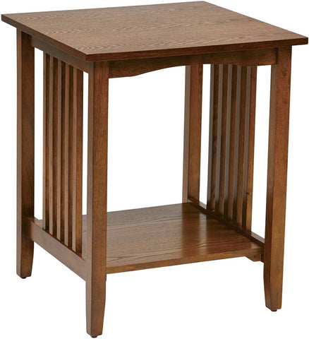 OSP Designs Sierra Side Table Ash [SRA08-AH] Office Star End Table SRA08-AH