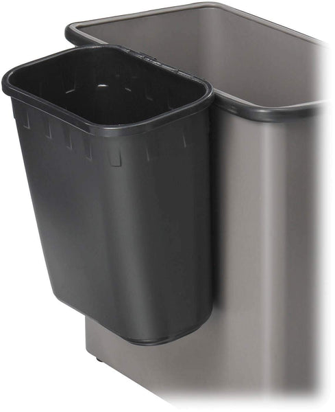 Paper Pitch Recycling Trash Can Black 2 Gallon Set of 12 [2944BL] Safco Waste Receptacle 2944BL