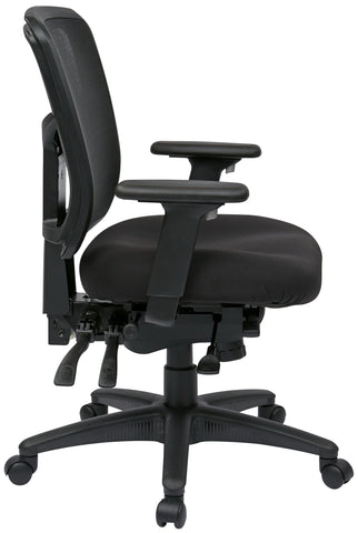 Pro Line II Ergonomic Multi-Function Mesh Back Office Chair [92893-30] Office Star Mesh Chair 92893-30