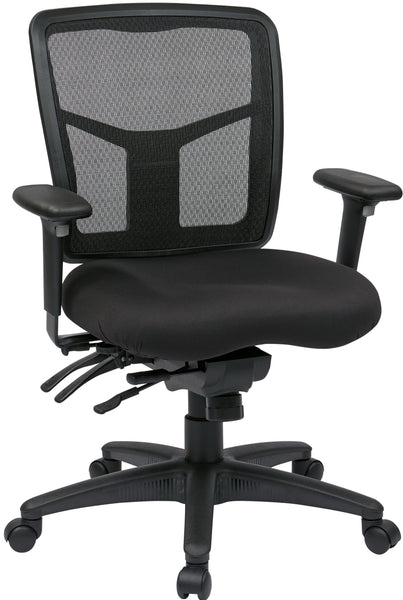 Pro Line II Ergonomic Multi-Function Mesh Back Office Chair [92893-30] Office Star Mesh Chair 92893-30