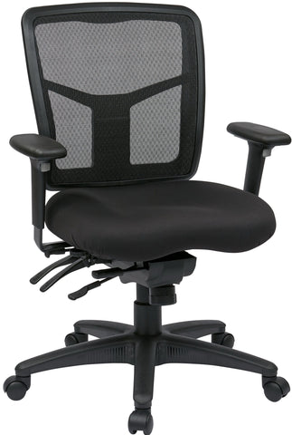 Pro Line II Ergonomic Multi-Function Mesh Back Office Chair [92893-30] Office Star Mesh Chair 92893-30