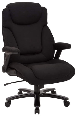 Pro Line II High Back Big and Tall Task Chair - Black Fabric [39203] Office Star Black -39203 Big & Tall Chairs 39203