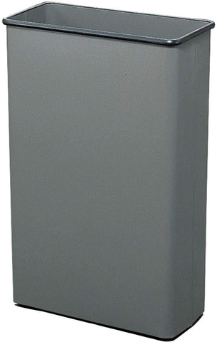 Rectangular Trash Can 88 Quarts Set of 3 [9618] Safco Charcoal Waste Receptacle 9618CH