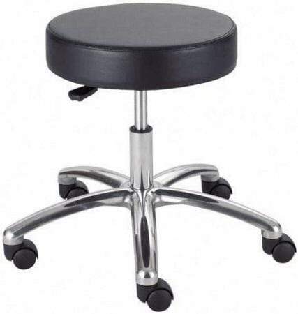 Safco Backless Stool with Wheels [3431] Safco No Backrest Drafting Chair 3431BL