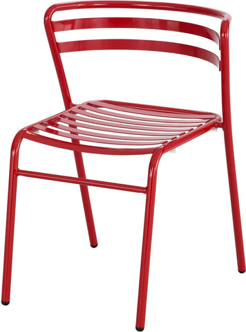 Safco CoGo Steel Outdoor/Indoor Stack Chair (Qty. 2) [4360] Safco Red Stacking Chair 4360RD
