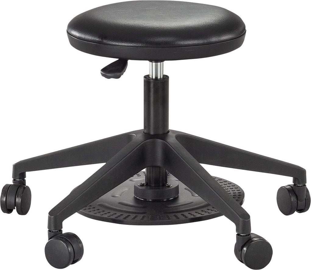 Lab Stool with Back, Pneumatic Lift