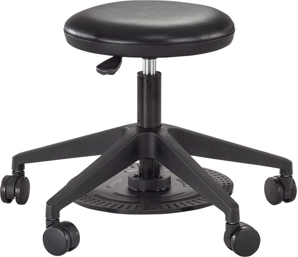 Safco Foot Pedal Lab Stool [3437] Safco Black Drafting Chair 3437BL