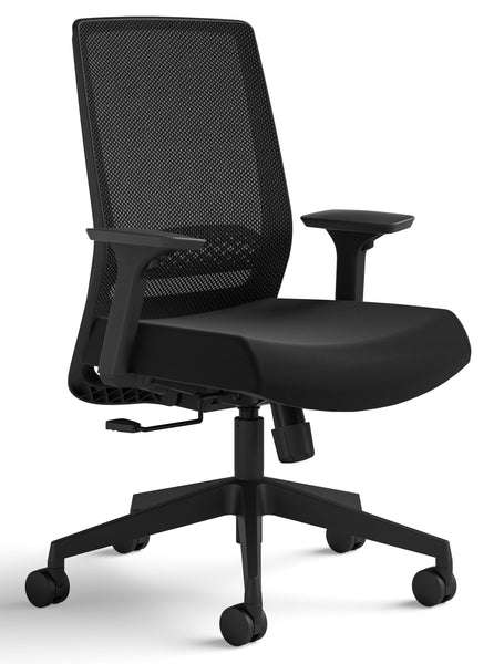 Safco Medina Executive Task Chair [6830] Safco Standard Tilt Mesh Chair 6830BMBL