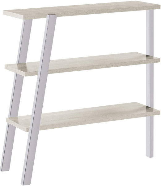 Safco Mirella 3 Shelf Bookshelf [MRBS3] Safco White Ash Bookcase MRBS3WAH