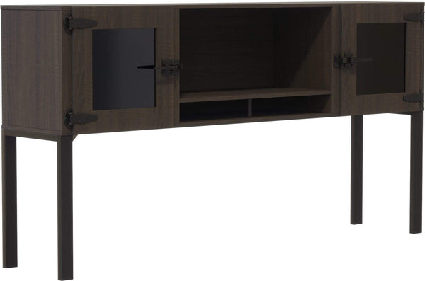 Safco Mirella 72" Hutch with Glass Doors [MRHG72] Safco Southern Tobacco Hutch MRHG72STO