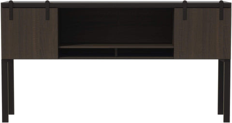 Safco Mirella 72" Hutch with Sliding Wood Doors [MRHW72] Safco Southern Tobacco Hutch MRHW72STO