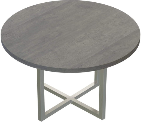 Safco Mirella Conference Table, 42" (Table & Base) [MR42R] Safco Stone Gray Conference Table MR42RSGY