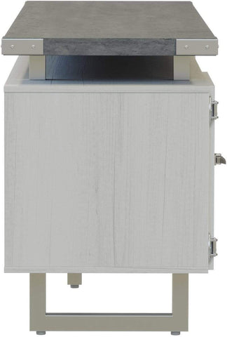 Safco Mirella Low Wall Cabinet Glass Doors [MRLWCGD] Safco Stone Gray Wall Cabinet MRLWCGDSGY