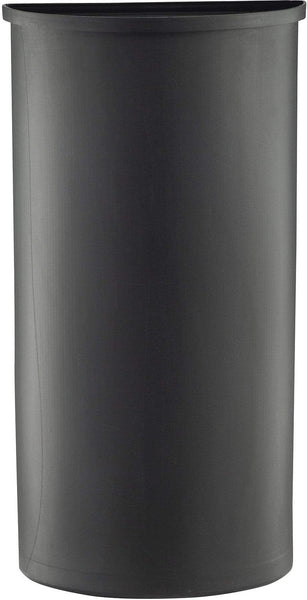 Safco Mixx Recycling Center, Half-Round Plastic Liner, 21 Gallons [9651] Safco Black Waste Receptacle 9651