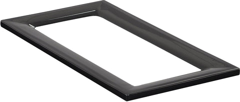 Safco Mixx Recycling Center, Rectangular Lid [9450] Safco Black Waste Receptacle 9450BL