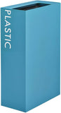 Safco Mixx Recycling Center, Rectangular Receptacle, 29 Gallon [9448] Safco Blue Waste Receptacle 9448BU