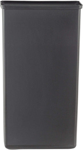 Safco Mixx Recycling Center, Rectangular Rigid Plastic Liner, 27 Gallons [9652] Safco Black Waste Receptacle 9652