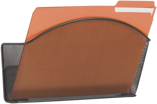 Safco Onyx Letter-Size Rack (Qty. 6) [5651] Safco Black Desktop Organizer 5651BL