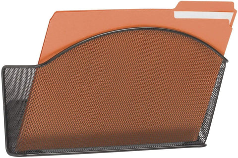 Safco Onyx Letter-Size Rack (Qty. 6) [5651] Safco Black Desktop Organizer 5651BL