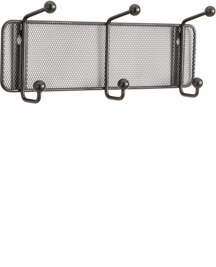 Safco Onyx Mesh Wall Rack 3 Hook (Qty. 6) [6402] – Office Chairs Unlimited  – Free Shipping!