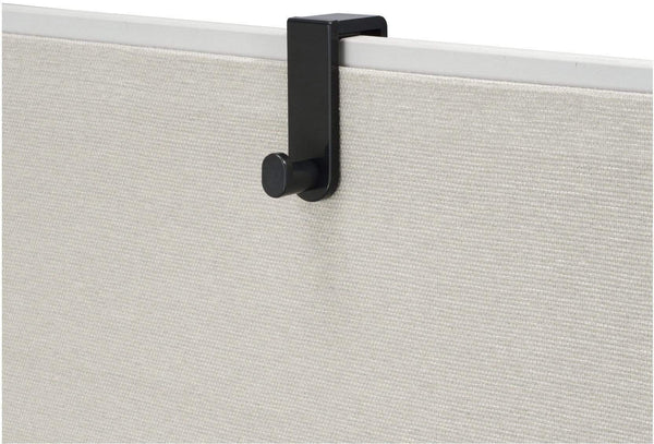 Safco Over the Panel Single Hook (Qty. 6) [4224] Safco Black Panel Hook 4224BL
