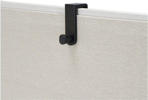 Safco Over the Panel Single Hook (Qty. 6) [4224] Safco Black Panel Hook 4224BL