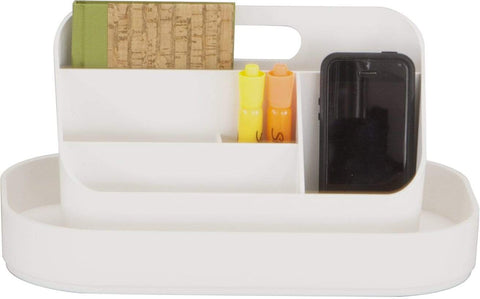 Safco Portable Caddy [3286] Safco White Desktop Organizer 3286WH