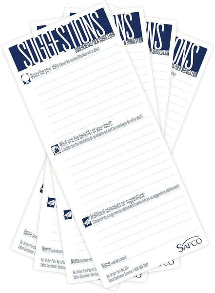 Safco Refill Suggestion Cards (Qty. 60) [4231] Safco White 4231
