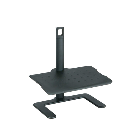 Safco Shift Height-Adjustable Footrest [2129] Safco Black Footrest 2129BL
