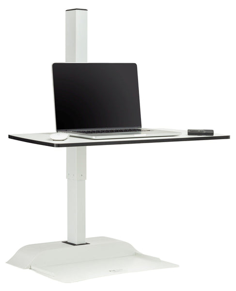 Safco Soar by Safco Electric Desktop Sit/Stand [2191] Safco White Desk Riser 2191WH