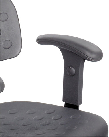 Safco Soft Tough Adjustable T-Pad Arm (Set) [6683] Safco Black Office Chair Accessories 6683