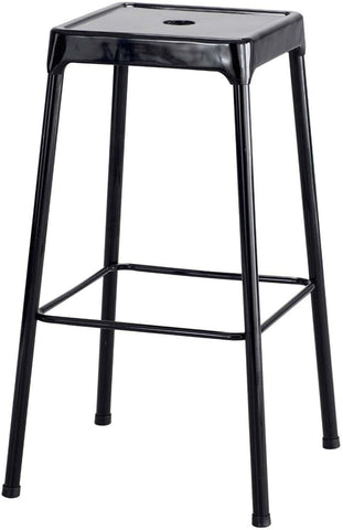 Safco® Steel Stool Bar-Height 29"H [6606] Safco Black Bar Stool 6606BL