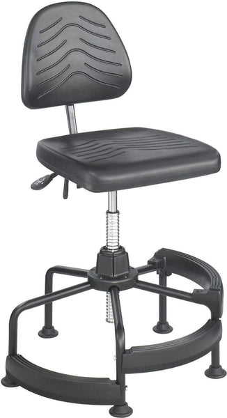 Safco TaskMaster&reg; Industrial Stool [5120] Safco No Arms / 2.5'' Nylon Glides Included Drafting Chair 5120