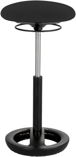 Safco Twixt Active Seating Chair, Extended-Height [3001] Safco Black Task Chair 3001BL