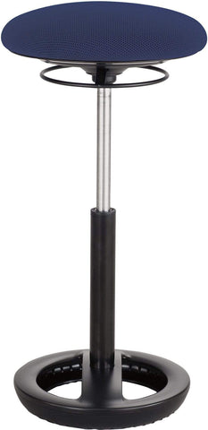 Safco Twixt Active Seating Chair, Extended-Height [3001] Safco Blue Task Chair 3001BU